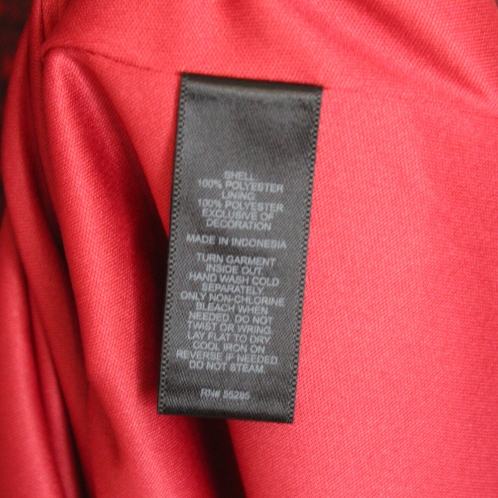 Express | Multi Pattern Shift Dress Black/Red NWT - image 8